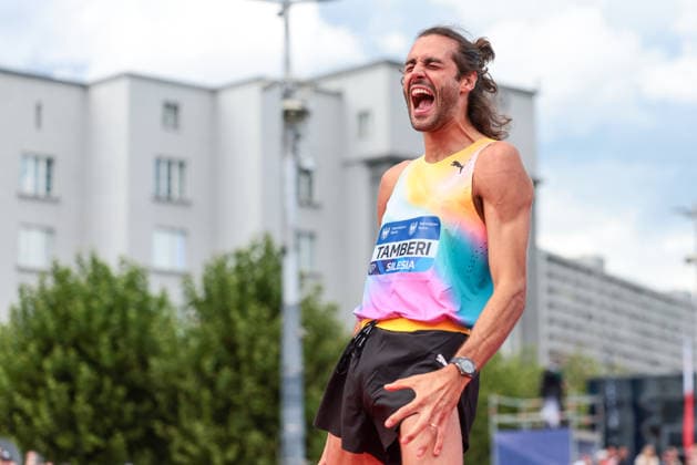 Wanda Diamond League - Silesia Kamila Skolimowska Memorial 2026 Gianmarco Tamberi during Wanda Diamond League - Silesia Kamila Skolimowska Memorial 2026 in Chorzow, Poland, on August 22, 2026 Chorzow Poland  Copyright: xFotoxOlimpikx originalFilename:jastrzebowski-wandadia260824_npX3t.jpg