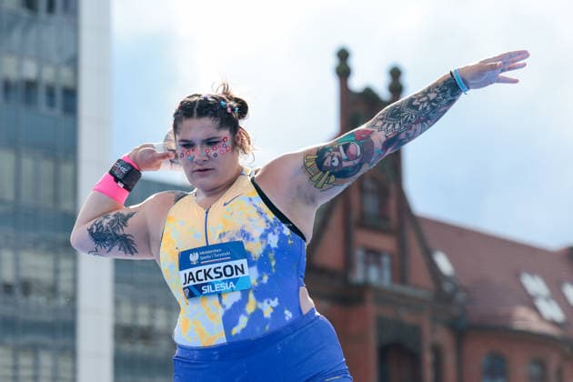 Sport Bilder des Tages Wanda Diamond League - Silesia Kamila Skolimowska Memorial 2026 Chase Jackson during Wanda Diamond League - Silesia Kamila Skolimowska Memorial 2026 in Chorzow, Poland, on August 22, 2026 Chorzow Poland  Copyright: xFotoxOlimpikx originalFilename:jastrzebowski-wandadia260824_npgRo.jpg