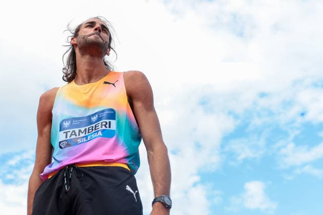 Wanda Diamond League - Silesia Kamila Skolimowska Memorial 2026 Gianmarco Tamberi during Wanda Diamond League - Silesia Kamila Skolimowska Memorial 2026 in Chorzow, Poland, on August 22, 2026 Chorzow Poland  Copyright: xFotoxOlimpikx originalFilename:jastrzebowski-wandadia260824_npl3N.jpg