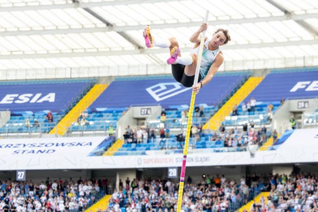 Wanda Diamond League - Silesia Kamila Skolimowska Memorial 2026 Armand Duplantis during Wanda Diamond League - Silesia Kamila Skolimowska Memorial 2026 in Chorzow, Poland, on August 23, 2026 Chorzow Poland  Copyright: xFotoxOlimpikx originalFilename:jastrzebowski-wandadia260824_np85f.jpg