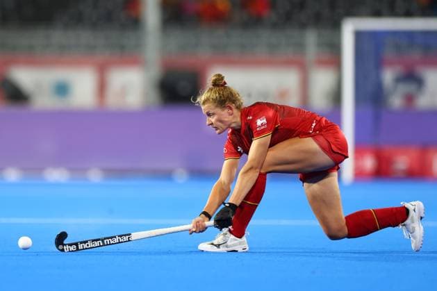 Belgium v Argentina - FIH Women s Hockey World Cup WAVRE, BELGIUM - AUGUST 24 : Emma Puvrez of Belgium in action pictured during the FIH Women s Hockey World Cup 2026 second phase group pool C match between Belgium and Argentina pictured on August 24, 2026 in Wavre, Belgium, 24-08-26 Wavre Belgium  Copyright: xXpix