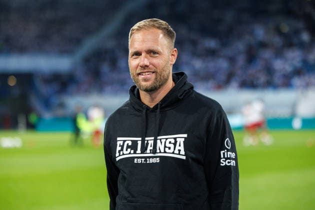Trainer Daniel Brinkmann (Rostock) ; GER, FC Hansa Rostock vs. VfB Stuttgart, Fußball, Männer, DFB-Pokal, 01. Runde, Spielzeit 2026 2027, 21.08.2026 Rostock Ostseestadion Mecklenburg - Vorpommern Deutschland