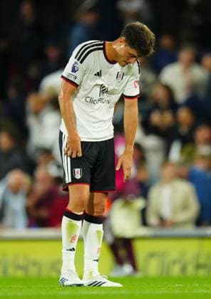 Jorge Cuenca of Fulham at full time Fulham v Chelsea, Premier League Football, Football, Craven Cottage, London, UK - 24 Aug 2026London Craven Cottage United Kingdom EDITORIAL USE ONLY No use with unauthorised audio, video, data, fixture lists, club league logos or live services. Online in-match use limited to 120 images, no video emulation. No use in betting, games or single club league player publications.  Copyright: xJavierxGarcia Shutterstockx 17114735bj