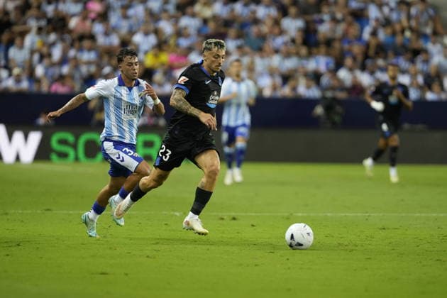 ESP: LaLiga EA Sports Malaga CF v Deportivo La Coruna Ximo Navarro of Deportivo La Coruna during LaLiga EA Sports match between Malaga CF v Deportivo La Coruna played at La Rosaleda Stadium, Malaga on August 24 2026 in Spain Spain Soccer *** ESP LaLiga EA Sports Málaga CF vs. Deportivo La Coruna Ximo Navarro of Deportivo La Coruna during the LaLiga EA Sports match between Málaga CF and Deportivo La Coruna played at La Rosaleda Stadium in Málaga on August 24, 2026, in Spain. Spanish Soccer Copyright: xAgenciaxLOFx