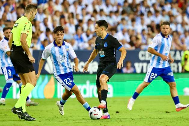 ESP: LaLiga EA Sports Malaga CF v Deportivo La Coruna Luismi Cruz of Deportivo la coruna during LaLiga EA Sports match between Malaga CF v Deportivo La Coruna played at La Rosaleda Stadium, Malaga on August 24 2026 in Spain Spain Soccer *** ESP LaLiga EA Sports Málaga CF vs. Deportivo La Coruna Luismi Cruz of Deportivo La Coruna during the LaLiga EA Sports match between Málaga CF and Deportivo La Coruna played at La Rosaleda Stadium in Málaga on August 24, 2026, in Spain. Spanish Soccer Copyright: xAgenciaxLOFx