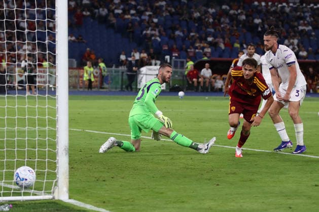 SOCCER - Serie A - AS Roma vs. ACF Fiorentina Photo by IPA ABACAPRESS.COM87773525 - August 24, 2026: Roma vs. Fiorentina (Serie A) Sports; Soccer; Matchday 1 In the photo: Pisilli celebrates (Photo by Gino Mancini) Roma Italy  Copyright: xIPAxSport ABACAx