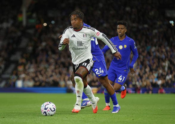 Fulham v Chelsea, English Premier League, Craven Cottage, London, 24 08 2026 Kevin(11) of Fulham in action during the Premier League home game against Chelsea London Craven Cottage London GBR, UK NEWSPAPERS OUT Copyright: xMarkxGreenwoodx