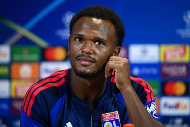 Ahead of Olympique Lyon-Fenerbahce match LYON, FRANCE - AUGUST 25: Olympique Lyon player Lois Openda speaks during a press conference, PK, Pressekonferenz at Olympique Lyon s training facilities in Lyon, France, on August 25, 2026, ahead of the UEFA Champions League play-off second-leg match against Fenerbahce. Olympique Lyon will host Fenerbahce tomorrow following a 1-1 draw in the first leg. Arif Hudaverdi Yaman Anadolu Lyon France. Editorial use only. Please get in touch for any other usage.  Copyright: x2026xAnadoluxArifxHudaverdixYamanx
