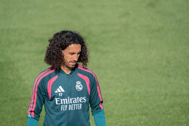 ESP: Real Madrid Training day Marc Cucurella of Real Madrid during the training day of Real Madrid ahead the Spanish League, LaLiga EA Sports, football match against Real Sociedad at Ciudad Deportiva Real Madrid in Valdebebas, Madrid on August 25, 2026, Spain Madrid Spain *** ESP Real Madrid Training Day: Marc Cucurella of Real Madrid during the team s training session ahead of the LaLiga EA Sports match against Real Sociedad at the Real Madrid Training Center in Valdebebas, Madrid, on August 25, 2026, Spain Madrid Spain Copyright: xAgenciaxLOFx