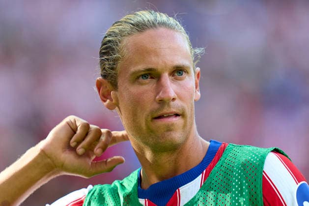 Marcos Llorente of Atletico de Madrid during the La Liga EA Sports match between Atletico de Madrid and Villarreal CF played at Riyadh Metropolitano Stadium on August 23, 2026 in Madrid, Spain. MADRID EDITORIAL USE ONLY Copyright: xx CesarxCebollax xALFAQUIx dpphotos201918