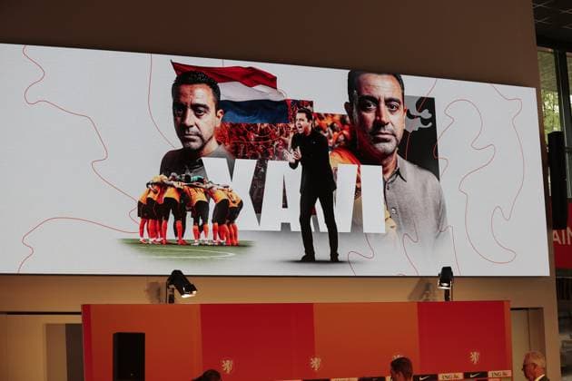 ZEIST , 25-08-2026 , KNVB Campus, Presentation of the new manager, trainer coach of Oranje (Dutch National Football Team) Xavi Hernandez Presentation Xavi Hernandez  x206040001x Copyright: