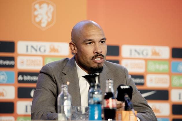 ZEIST , 25-08-2026 , KNVB Campus, Presentation of the new manager, trainer coach of Oranje (Dutch National Football Team) Xavi Hernandez, Nigel de Jong Presentation Xavi Hernandez  x206040084x Copyright: