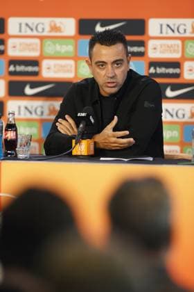 ZEIST , 25-08-2026 , KNVB Campus, Presentation of the new manager, trainer coach of Oranje (Dutch National Football Team) Xavi Hernandez Presentation Xavi Hernandez  x206040486x Copyright: