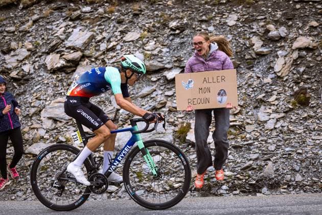 TOUR DE L AVENIR ETAPE 6 ARRIVEE AU COL DE LISERAN A VAL D ISERE PHOTOPQR LE DAUPHINE Louise RAYMOND ; Val-d Isère ; 25 08 2026 ; Val d Isère (Savoie) le 25 août 2026. Tour de l Avenir. Etape 6 avec l arrivée au col de l Iseran. Sur notre photo : Rémi ARSAC, le français fini 8e de l étape. Photo: Le Dauphiné Libéré Louise Raymond - - Châtillon-sur-Cluses – Val d’Isère, 25 August 2026 — Riders compete during the sixth stage of the Tour de l’Avenir, a 149-kilometre mountain stage finishing at the Col de l’Iseran, at an altitude of 2,770 metres. Val-d Isère Savoie Rhône-Alpes France  Copyright: xPHOTOPQR LExDAUPHINE MAXPPPxLouisexRAYMONDx 20260825JDL0435 20260825JDL0435