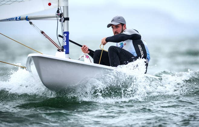 2026 ILCA Laser Men s World Sailing Championships, Dun Laoghaire, Dublin 25 8 2026 Ireland™s Finn Lynch Finn Lynch 25 8 2026  Copyright: xx DC75639 copy