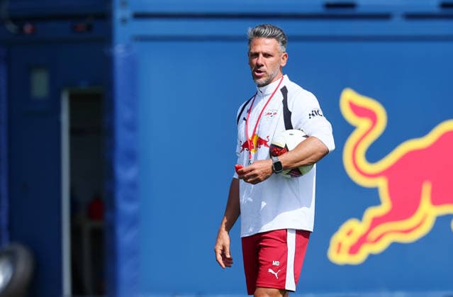 RB Leipzig - Training Bundesliga Leipzig, 25.08.2026, Trainingszentrum Cottaweg, Fußball Bundesliga , RB LEIPZIG - Training, Saisonvorbereitung zur Saison 2026 27 , Im Bild: Trainer Martin Demichelis (RB Leipzig) , *** RB Leipzig Training, Bundesliga, Leipzig, August 25, 2026, Cottaweg Training Center, Soccer, Bundesliga, RB LEIPZIG Training, Preseason for the 2026–27 Season, Pictured: Coach Martin Demichelis of RB Leipzig, Picture Point