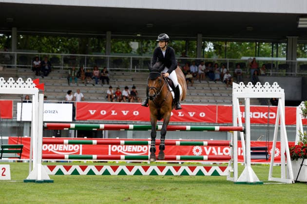 Gijon International Show Jumping Competition -CSI2* - August 25, 2026 Maria Gil Diaz rides on Explosion vh Legita Hof Z during the Faults & Times Jumping CSI 2* at Las Mestas on August 25, 2026 in Gijon, Spain Gijon Asturias Spain  Copyright: xDavidxFernandezx originalFilename:fern__ndez-gijonint260825_npAiK.jpg