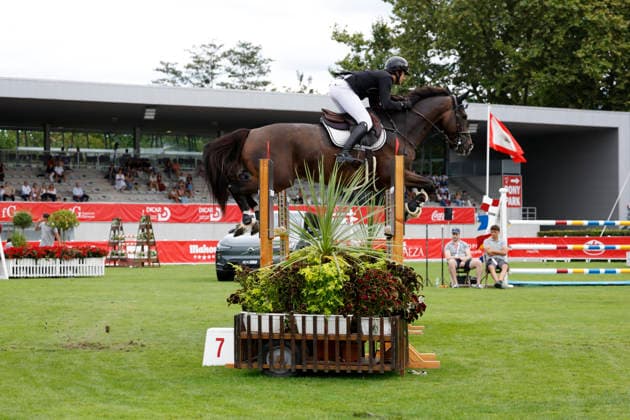 Gijon International Show Jumping Competition -CSI2* - August 25, 2026 Luis Mateos Beraldez rides on Espoir de Chenee during the Faults & Times Jumping CSI 2* at Las Mestas on August 25, 2026 in Gijon, Spain Gijon Asturias Spain  Copyright: xDavidxFernandezx originalFilename:fern__ndez-gijonint260825_npFL5.jpg
