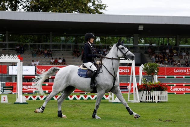Gijon International Show Jumping Competition -CSI2* - August 25, 2026 Olivia Alvarez Garcia rides on Everest CR during the Faults & Times Jumping CSI 2* at Las Mestas on August 25, 2026 in Gijon, Spain Gijon Asturias Spain  Copyright: xDavidxFernandezx originalFilename:fern__ndez-gijonint260825_npHY5.jpg