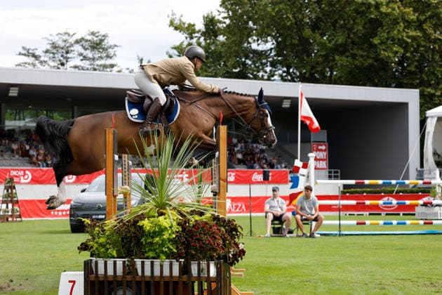 Gijon International Show Jumping Competition -CSI2* - August 25, 2026 Simone Coata rides on All Star Z during the Faults & Times Jumping CSI 2* at Las Mestas on August 25, 2026 in Gijon, Spain Gijon Asturias Spain  Copyright: xDavidxFernandezx originalFilename:fern__ndez-gijonint260825_npj8U.jpg