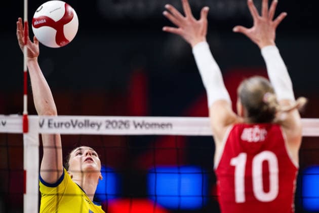 260825 Isabelle Haak of Sweden during the CEV EuroVolley 2026 group stage volleyball match between Sweden and Croatia on August 25, 2026 in Gothenburg. Photo: Mathias Bergeld BILDBYRAN kod MB MB1406 volleyboll volleyball cev eurovolley 2026 volleyboll-em sverige croatia sweden day 5 dam bbeng kroatien women kvinner *** August 25, 2026: Isabelle Haak of Sweden during the CEV EuroVolley 2026 group stage volleyball match between Sweden and Croatia on August 25, 2026 in Gothenburg. Photo by Mathias Bergeld. BILDBYRAN code MB MB1406 volleyball CEV EuroVolley 2026 European Volleyball Championship Sweden Croatia Day 5 women’s women’s volleyball  Copyright: MATHIASxBERGELD BB260825MB017