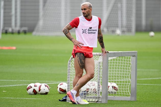 25.08.2026, xophax, Fussball 1.Bundesliga, Bayer 04 Leverkusen , Training , Saison 2026 2027. Aleix Garcia ( Bayer 04) Leverkusen *** August 25, 2026, xophax, Soccer, Bundesliga 1, Bayer 04 Leverkusen, Training, 2026–2027 Season, Aleix Garcia, Bayer 04 Leverkusen
