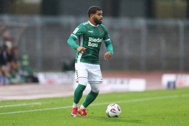 25.08.2026, Herren, Fussball, Saison 2026 2027, Bayerischer Totopokal, Achtelfinale: 1. FC Schweinfurt 1905 - VfB Eichstaett Jason Prodanovic ( 17, 1. FC Schweinfurt 1905) Schweinfurt Sachs-Stadion Bayern Deutschland *** August 25, 2026, Men s Soccer, 2026–2027 Season, Bavarian Toto Cup, Round of 16: 1 FC Schweinfurt 1905 vs. VfB Eichstätt, Jason Prodanovic 17, 1 FC Schweinfurt 1905, Schweinfurt, Sachs Stadium, Bavaria, Germany