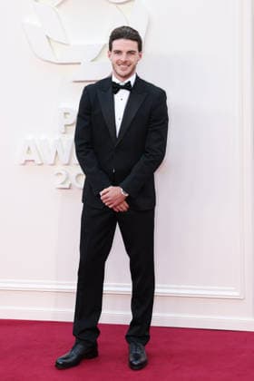 Sports stars arrive at the PFA Awards 2026 at the Royal Opera House in Manchester, United Kingdom Featuring: Declan Rice Where: Manchester, United Kingdom When: 25 Aug 2026 Credit: Alex Cropper Cover Images EDITORIAL USE ONLY. NOT FOR USE BY NEWSPAPERS BASED IN THE UK. Copyright: xx coverimg55944506