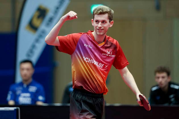 Cedric Meissner (TTC Schwalbe Bergneustadt) jubelt waehrend des Spiels der 1. Tischtennis-Bundesliga der Herren zwischen dem TTC Schwalbe Bergneustadt und dem TTC RhoenSprudel Fulda-Maberzell, Burstenhalle am 25. August 2026 in Bergneustadt, Deutschland. (Foto von Marco Steinbrenner DeFodi Images) +++ Cedric Meissner (TTC Schwalbe Bergneustadt) cheers during the 1st Men s Table tennis, Tischtennis Bundesliga match between TTC Schwalbe Bergneustadt and TTC RhoenSprudel Fulda-Maberzell at Burstenhalle on August 25, 2026 in Bergneustadt, Germany. (Photo by Marco Steinbrenner DeFodi Images) (Photo by Marco Steinbrenner DeFodi Images) - *** Cedric Meissner of TTC Schwalbe Bergneustadt celebrates during the Men s Table Tennis Bundesliga match between TTC Schwalbe Bergneustadt and TTC RhoenSprudel Fulda Maberzell, Burstenhalle on August 25, 2026, in Bergneustadt, Germany. Photo by Marco Steinbrenner, DeFodi Images. Cedric Meissner of TTC Schwalbe Bergneustadt cheers during the 1st Men’s Table Tennis Bundesliga match between TTC Schwalbe Bergneustadt and TTC RhoenSprudel Fulda Maberzell at Burstenhalle on August 25, 2026 in Bergneustadt, Germany Photo by Marco Steinbrenner, DeFodi Images Photo by Marco Steinbrenner, DeFodi Images