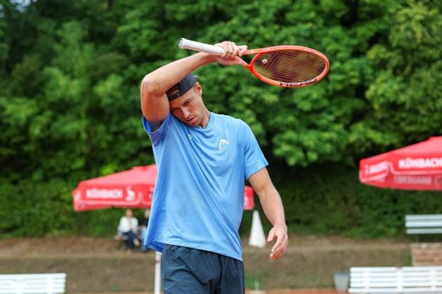 im Bild, Tom Bittner (GER), Alec Beckley (ZAF) Vasilios Caripi (ZAF) vs. Tom Bittner (GER) Noah Thurner (GER), ATP, Tennis Herren Challenger Schwaben Open, Herren, Doppel, Tennis, Achtelfinale, 25.08.2026 Augsburg Bayern Deutschland *** Pictured: Tom Bittner (GER), Alec Beckley (ZAF), Vasilios Caripi (ZAF) vs. Tom Bittner (GER) and Noah Thurner (GER), ATP Challenger Schwaben Open, Men s Doubles, Tennis, Round of 16, August 25, 2026, Augsburg, Bavaria, Germany Copyright: xkolbert-press ChristianxKolbertx