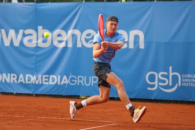 im Bild, Tom Bittner (GER), Alec Beckley (ZAF) Vasilios Caripi (ZAF) vs. Tom Bittner (GER) Noah Thurner (GER), ATP, Tennis Herren Challenger Schwaben Open, Herren, Doppel, Tennis, Achtelfinale, 25.08.2026 Augsburg Bayern Deutschland *** Pictured: Tom Bittner (GER), Alec Beckley (ZAF), Vasilios Caripi (ZAF) vs. Tom Bittner (GER), Noah Thurner (GER), ATP Challenger Schwaben Open, Men s Doubles, Tennis, Round of 16, August 25, 2026, Augsburg, Bavaria, Germany Copyright: xkolbert-press ChristianxKolbertx