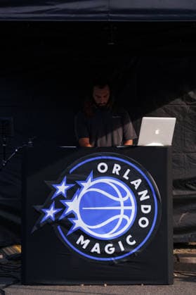 Eröffnung Basketball-Court Lietzenseepark - Orlando Magic Deutschland Sommer Tour 2026 Neu gestalteter Basketball-Court, aufgenommen zur Eröffnung am 25.08.2026 im Lietzenseepark, Berlin Berlin Lietzenseepark Berlin Deutschland