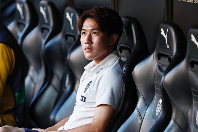 Ryunosuke Sato (Valencia), AUGUST 25, 2026 - Football Soccer : Spanish LaLiga EA Sports match between Valencia CF - Real Betis Balompie at the Estadio de Mestalla in Valencia, Spain. Noxthirdxpartyxsales  aflo_342983537 MutsuxKawamorix