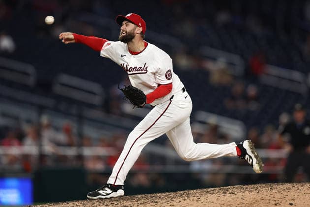 August 25, 2026, Washington D.C, District Of Columbia, United States: Washington, DC; Washington Nationals pitcher Jake Bird (59) delivers a pitch during the Major League Baseball game between the Washington Nationals and the Colorado Rockies at Nationals Park on Tuesday, August 25, 2026. The Rockies beat the Nationals 3-1. MLB, Baseball Herren, USA Colorado Rockies 3:1 Washington Nationals  - ZUMAp258 20260825_znp_p258_052 Copyright: xStevexPrakopex