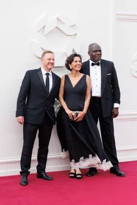 53rd Annual PFA Awards 2026 Alan Gilpin, Ebru Koksal and Geoff Thompson attend the 53rd annual PFA Awards at the Opera House Manchester in Manchester, England on August 25, 2026., Credit:Victoria Cropper Vicky Pearson Avalon England, Greater Manchester, Manchester  Copyright: xVictoriaxCropperx xVickyxPearsonx xAvalonx 1128485640