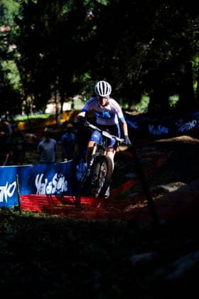 2026 UCI Mountain Bike World Championships Picture by Ed Sykes SWpix.com - 26 08 2026 - Cycling - 2026 UCI Mountain Bike World Championships - Val di Sole, Trentino, Italy - E-mountain bike (E-MTB) Cross Country - Women Elite - Anna Oberparleiter (Italy) Copyright: x xSWpix.comx(t axPhotographyxHubxLtd)xEdxSykes SWpix.comx SWP-3030-19393