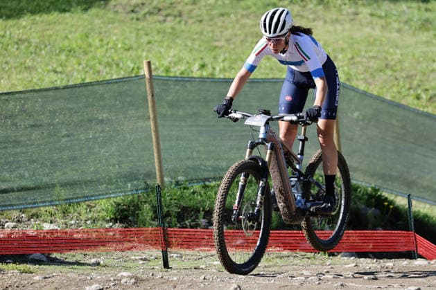 26.08.2026, Daolasa di Commezzadura, Val di Sole Bikeland, 2026 UCI MTB World Championship, WM, Weltmeisterschaft Women Elite s E-MTB XC (E-MTB Cross Country) Anna Oberparleiter 5 (ITA) Daolasa di Commezzadura Val di Sole Bikeland Trento Italy *** August 26, 2026, Daolasa di Commezzadura, Val di Sole Bikeland, 2026 UCI MTB World Championships Women s Elite E MTB XC (E MTB Cross Country) Anna Oberparleiter 5 ITA Daolasa di Commezzadura Val di Sole Bikeland Trento, Italy Copyright: xJustPictures.ch FrancescoxMinghettix jp-en-FrMi-MNG_0261