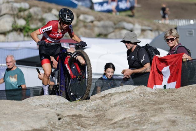 26.08.2026, Daolasa di Commezzadura, Val di Sole Bikeland, 2026 UCI MTB World Championship, WM, Weltmeisterschaft Women Elite s E-MTB XC (E-MTB Cross Country) Tamara Wiedmann 6 (AUT) Daolasa di Commezzadura Val di Sole Bikeland Trento Italy *** August 26, 2026, Daolasa di Commezzadura, Val di Sole Bikeland, 2026 UCI MTB World Championships Women s Elite E MTB XC E MTB Cross Country Tamara Wiedmann 6 AUT Daolasa di Commezzadura Val di Sole Bikeland Trento, Italy Copyright: xJustPictures.ch FrancescoxMinghettix jp-en-FrMi-MNG_0207