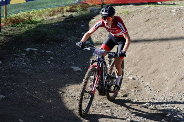 26.08.2026, Daolasa di Commezzadura, Val di Sole Bikeland, 2026 UCI MTB World Championship, WM, Weltmeisterschaft Women Elite s E-MTB XC (E-MTB Cross Country) Tamara Wiedmann 6 (AUT) Daolasa di Commezzadura Val di Sole Bikeland Trento Italy *** August 26, 2026, Daolasa di Commezzadura, Val di Sole Bikeland, 2026 UCI MTB World Championships Women s Elite E MTB XC E MTB Cross Country Tamara Wiedmann 6 AUT Daolasa di Commezzadura Val di Sole Bikeland Trento, Italy Copyright: xJustPictures.ch FrancescoxMinghettix jp-en-FrMi-MNG_0249