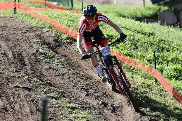 26.08.2026, Daolasa di Commezzadura, Val di Sole Bikeland, 2026 UCI MTB World Championship, WM, Weltmeisterschaft Women Elite s E-MTB XC (E-MTB Cross Country) Tamara Wiedmann 6 (AUT) Daolasa di Commezzadura Val di Sole Bikeland Trento Italy *** August 26, 2026, Daolasa di Commezzadura, Val di Sole Bikeland, 2026 UCI MTB World Championships Women s Elite E MTB XC E MTB Cross Country Tamara Wiedmann 6 AUT Daolasa di Commezzadura Val di Sole Bikeland Trento, Italy Copyright: xJustPictures.ch FrancescoxMinghettix jp-en-FrMi-MNG_0317