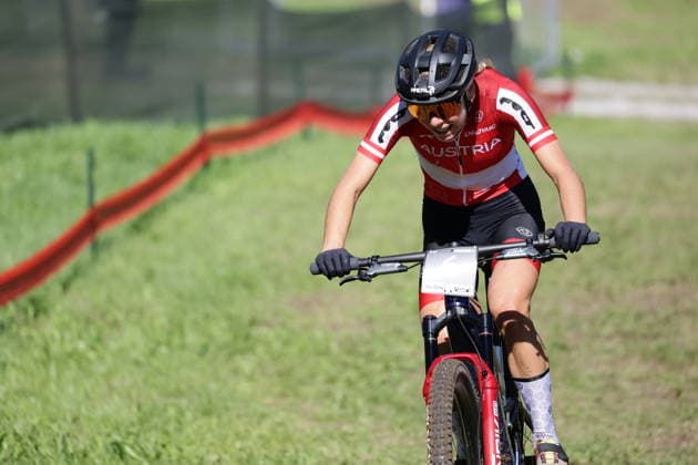 26.08.2026, Daolasa di Commezzadura, Val di Sole Bikeland, 2026 UCI MTB World Championship, WM, Weltmeisterschaft Women Elite s E-MTB XC (E-MTB Cross Country) Tamara Wiedmann 6 (AUT) Daolasa di Commezzadura Val di Sole Bikeland Trento Italy *** August 26, 2026, Daolasa di Commezzadura, Val di Sole Bikeland, 2026 UCI MTB World Championships Women s Elite E MTB XC E MTB Cross Country Tamara Wiedmann 6 AUT Daolasa di Commezzadura Val di Sole Bikeland Trento, Italy Copyright: xJustPictures.ch FrancescoxMinghettix jp-en-FrMi-MNG_0356