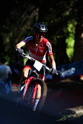2026 UCI Mountain Bike World Championships Picture by Ed Sykes SWpix.com - 26 08 2026 - Cycling - 2026 UCI Mountain Bike World Championships - Val di Sole, Trentino, Italy - E-mountain bike (E-MTB) Cross Country - Women Elite - Tamara Wiedmann (Austria) Copyright: x xSWpix.comx(t axPhotographyxHubxLtd)xEdxSykes SWpix.comx SWP-3030-19400