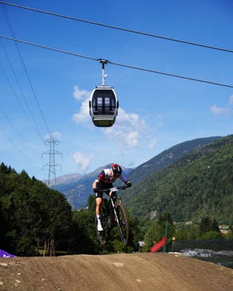 2026 UCI Mountain Bike World Championships Picture by Ed Sykes SWpix.com - 26 08 2026 - Cycling - 2026 UCI Mountain Bike World Championships - Val di Sole, Trentino, Italy - E-mountain bike (E-MTB) Cross Country - Women Elite - Kathrin Stirnemann (Switzerland) Copyright: x xSWpix.comx(t axPhotographyxHubxLtd)xEdxSykes SWpix.comx SWP-3030-19405