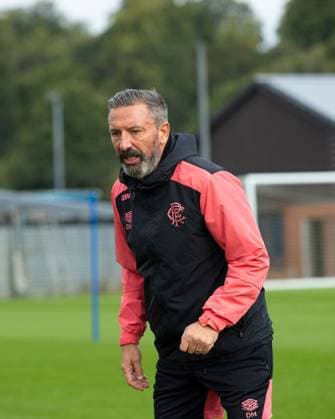 Rangers manager Derek McInnes at training ahead of tomorrow s UEFA Conference League qualifying match against Jablonec. Rangers Training - The Rangers Training Centre, Glasgow, Lanarkshire, Scotland, UK - 26 Aug 2026Glasgow The Rangers Training Centre Lanarkshire United Kingdom  Copyright: xO Rourke RangersxFC Shutterstockx 17117524ag