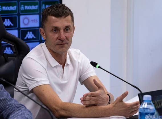 FK Partizan press conference, PK, Pressekonferenz Head coach Sasa Ilic of Partizan during the FK Partizan Press Conference at stadium FK Partizan on August 26, 2026 in Belgrade, Serbia. Belgrade Serbia Copyright: xSrdjanxStevanovicx x