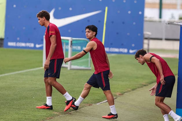 August 26, 2026, Sant Joan Despi, Barcelona, Spain: Xavi Espart during the training day of FC Barcelona, Barca ahead the Spanish League, Laliga EA Sports, football match against Athletic Club at Ciudad Esportiva Joan Gamper on August 26, 2026 in Sant Joan Despi, Barcelona, Spain. FC Barcelona Training And press conference, PK, Pressekonferenz - LaLiga EA Sports  - ZUMAa181 20260826_zaa_a181_010 Copyright: xJavierxBorregox