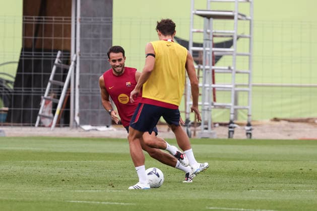 August 26, 2026, Sant Joan Despi, Barcelona, Spain: Eric Garcia during the training day of FC Barcelona, Barca ahead the Spanish League, Laliga EA Sports, football match against Athletic Club at Ciudad Esportiva Joan Gamper on August 26, 2026 in Sant Joan Despi, Barcelona, Spain. FC Barcelona Training And press conference, PK, Pressekonferenz - LaLiga EA Sports  - ZUMAa181 20260826_zaa_a181_027 Copyright: xJavierxBorregox