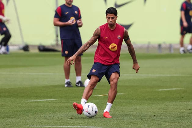 August 26, 2026, Sant Joan Despi, Barcelona, Spain: Joao Cancelo during the training day of FC Barcelona, Barca ahead the Spanish League, Laliga EA Sports, football match against Athletic Club at Ciudad Esportiva Joan Gamper on August 26, 2026 in Sant Joan Despi, Barcelona, Spain. FC Barcelona Training And press conference, PK, Pressekonferenz - LaLiga EA Sports  - ZUMAa181 20260826_zaa_a181_029 Copyright: xJavierxBorregox