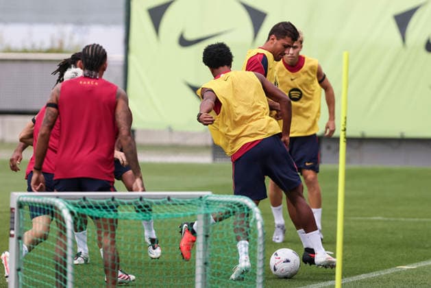 August 26, 2026, Sant Joan Despi, Barcelona, Spain: Rodri during the training day of FC Barcelona, Barca ahead the Spanish League, Laliga EA Sports, football match against Athletic Club at Ciudad Esportiva Joan Gamper on August 26, 2026 in Sant Joan Despi, Barcelona, Spain. FC Barcelona Training And press conference, PK, Pressekonferenz - LaLiga EA Sports  - ZUMAa181 20260826_zaa_a181_039 Copyright: xJavierxBorregox