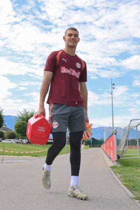 SOCCER - UEFA EL, RBS vs Mjaellby SALZBURG,AUSTRIA,26.AUG.26 - SOCCER - UEFA Europa League, play-off, Red Bull Salzburg vs Mjaellby AIF, preview, training RBS. Image shows Christian Zawieschitzky (RBS).  GEPAxpictures xMathiasxMandl